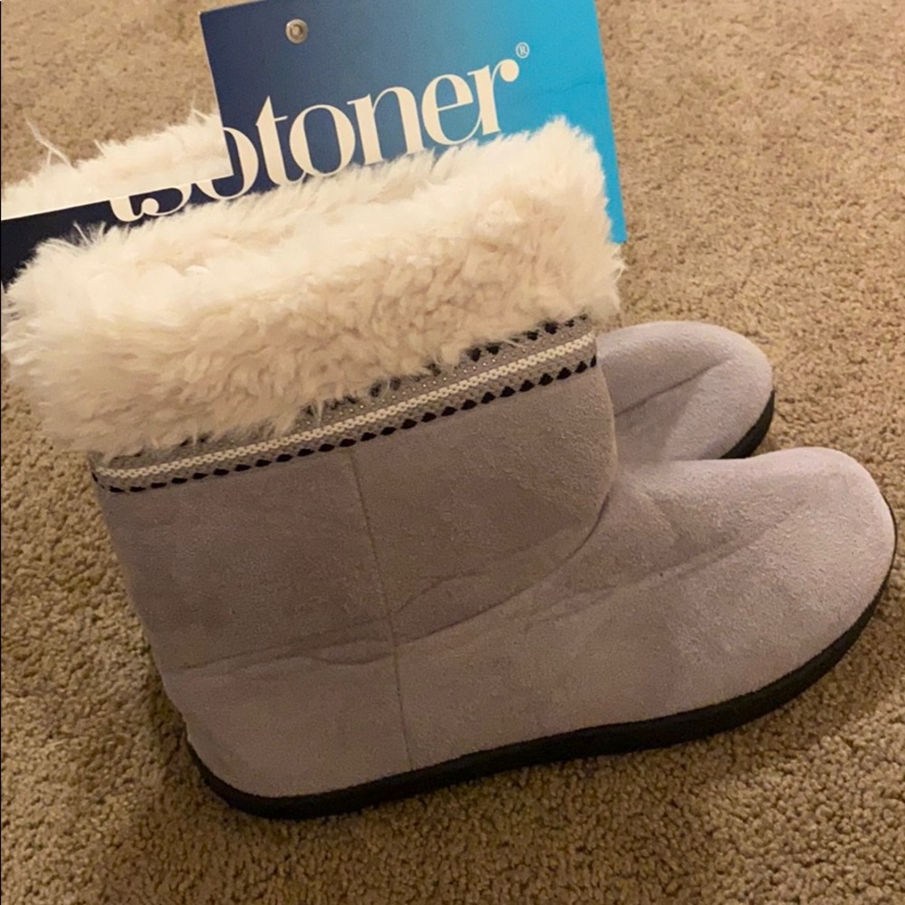 grey winter boots